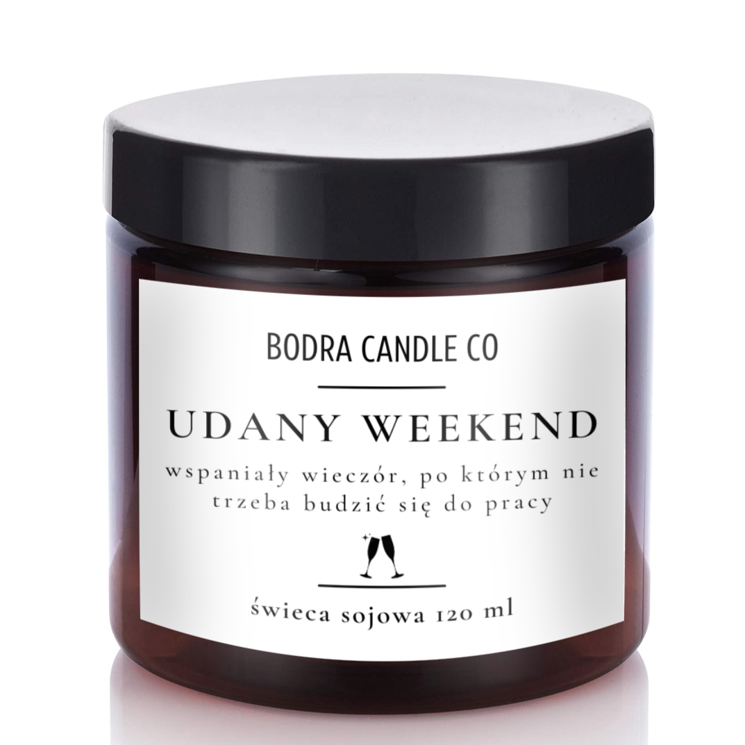 Świeca sojowa zapachowa "Udany Weekend"
