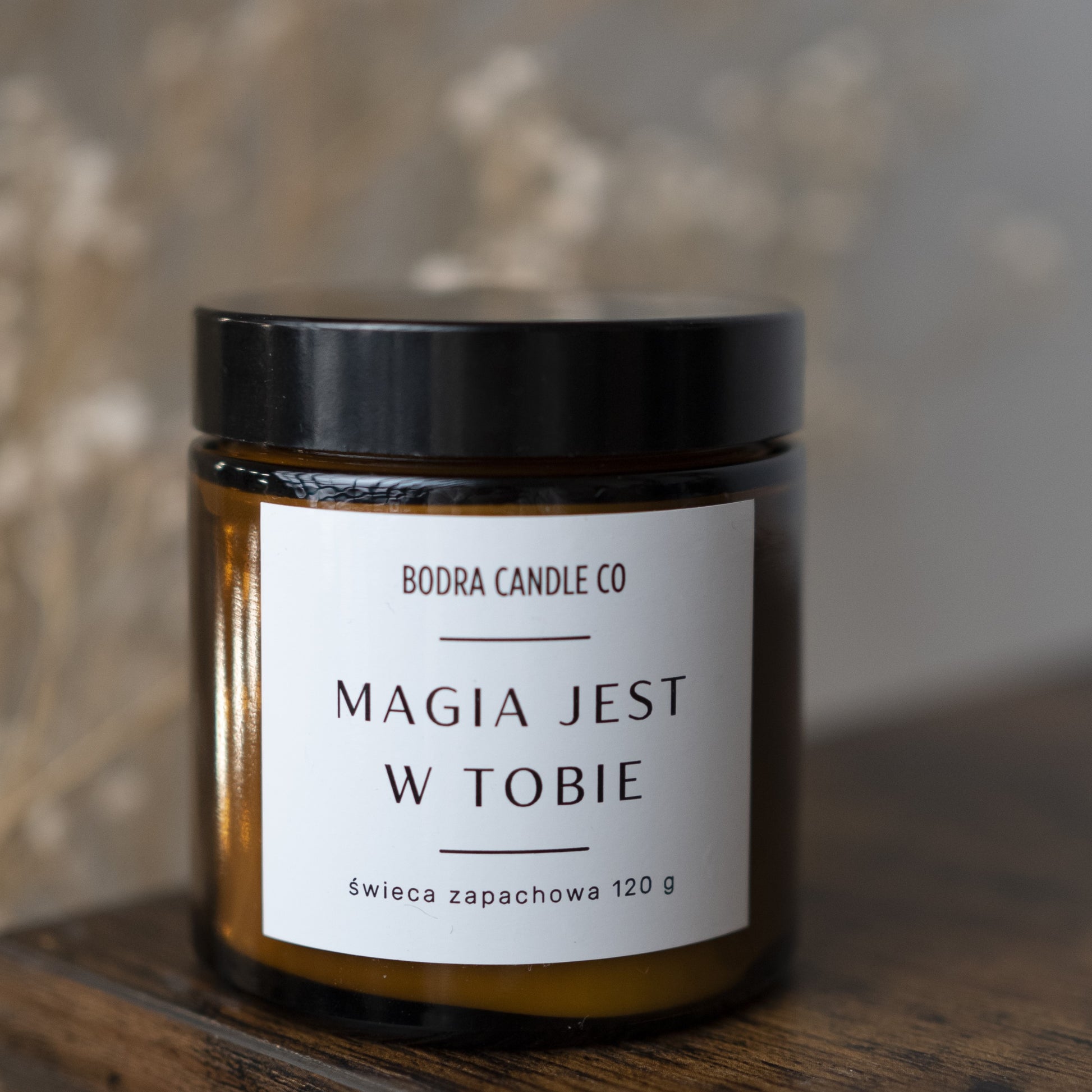 Świeca Sojowa  Zapachowa w słoiku Wanilia 120ml